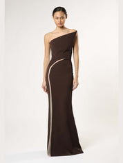 Brown dress – zain by zz