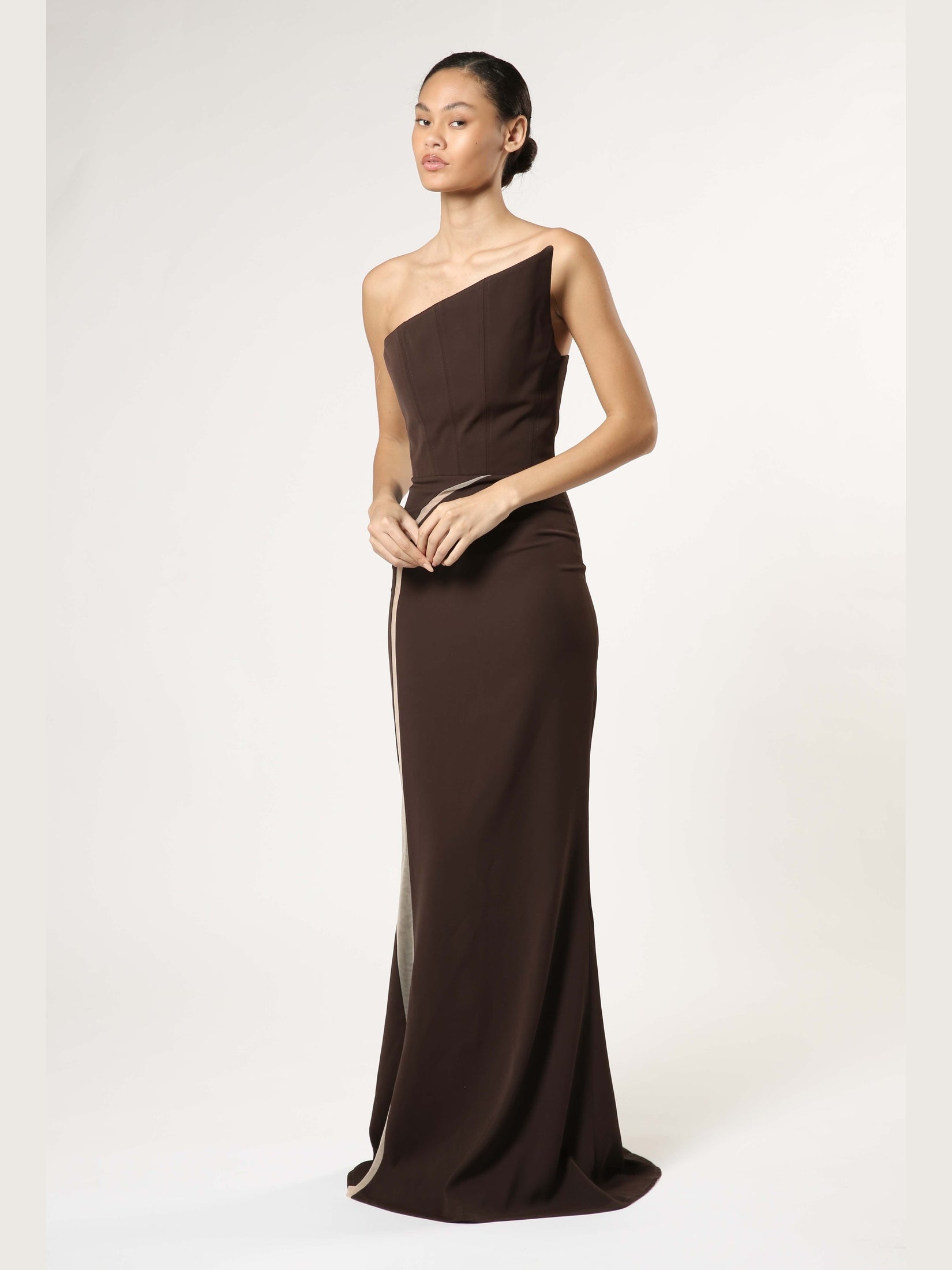 Brown dress – zain by zz