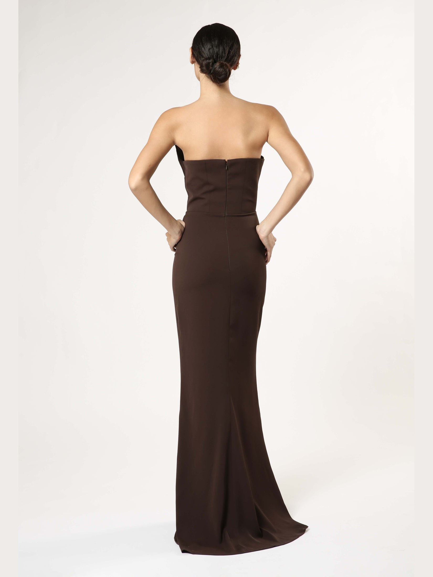 Brown dress – zain by zz