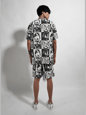 This is chess knit shorts