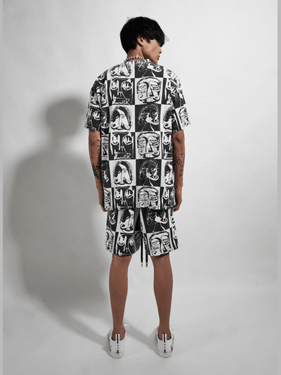 This is chess knit shorts