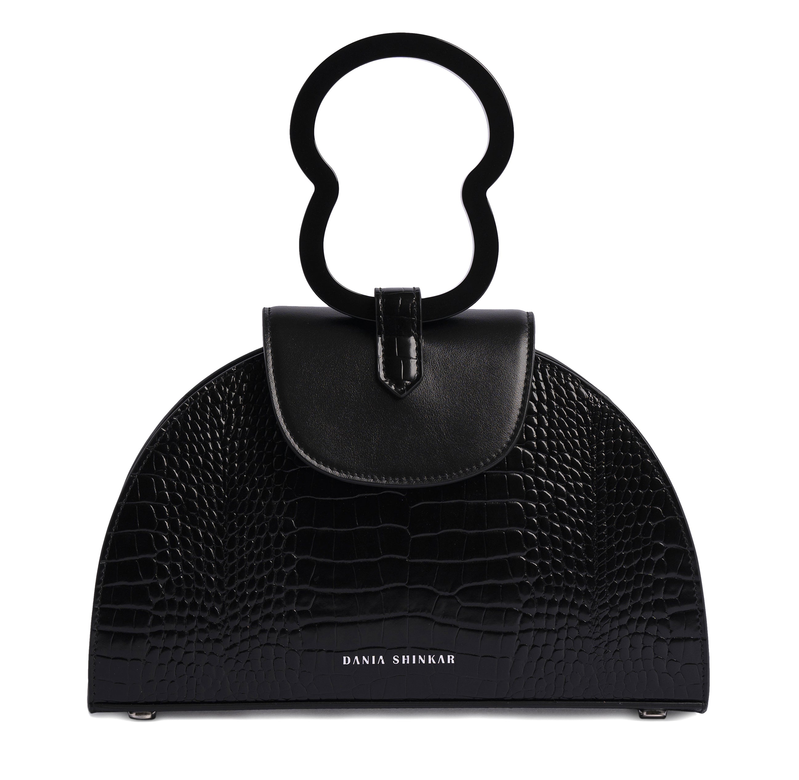 HAWAZEN  Black Croc Embossed