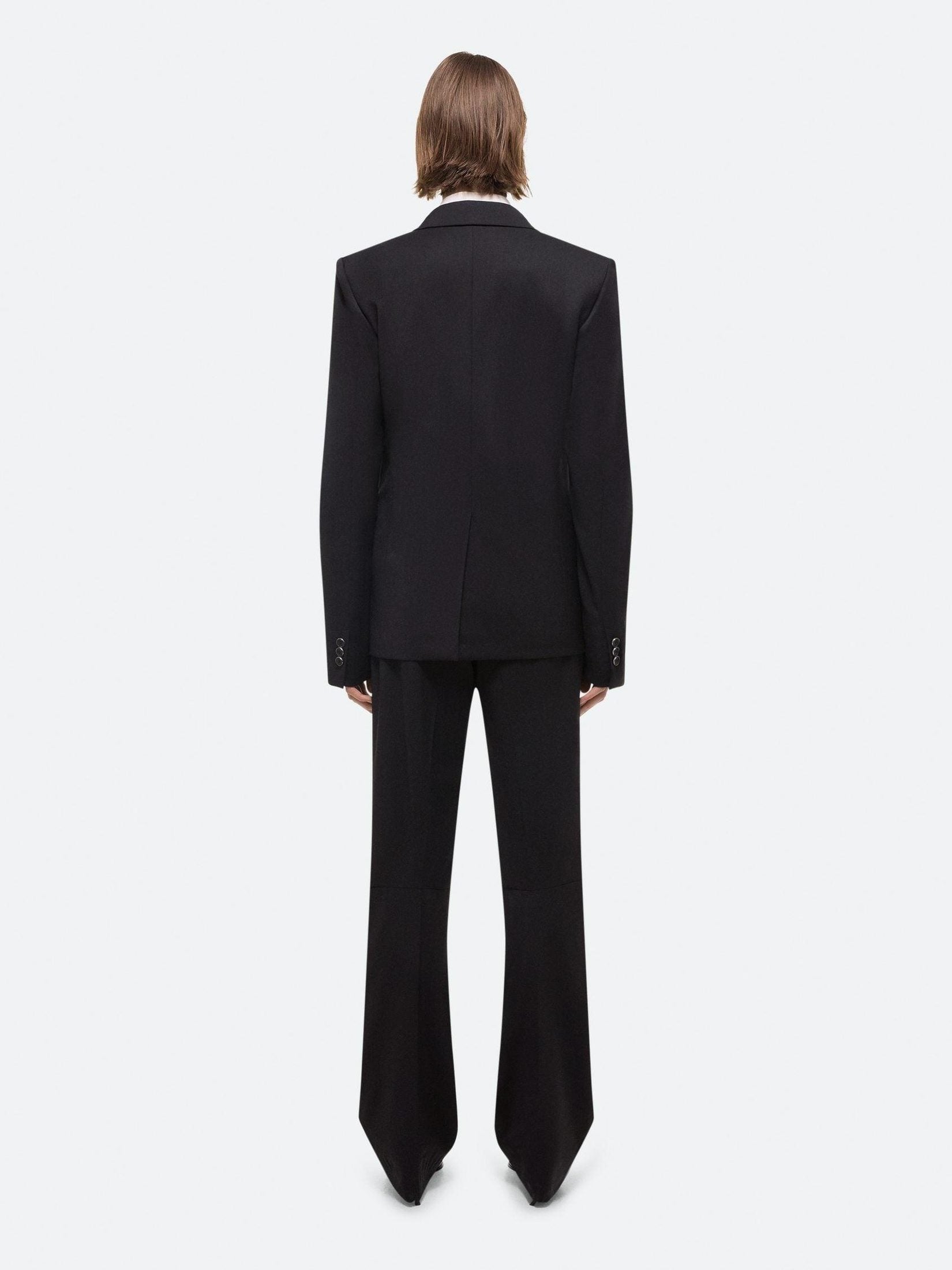 Curved classic blazer
