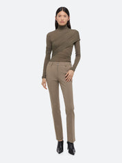Slim zip pants