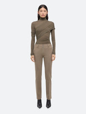 Slim zip pants