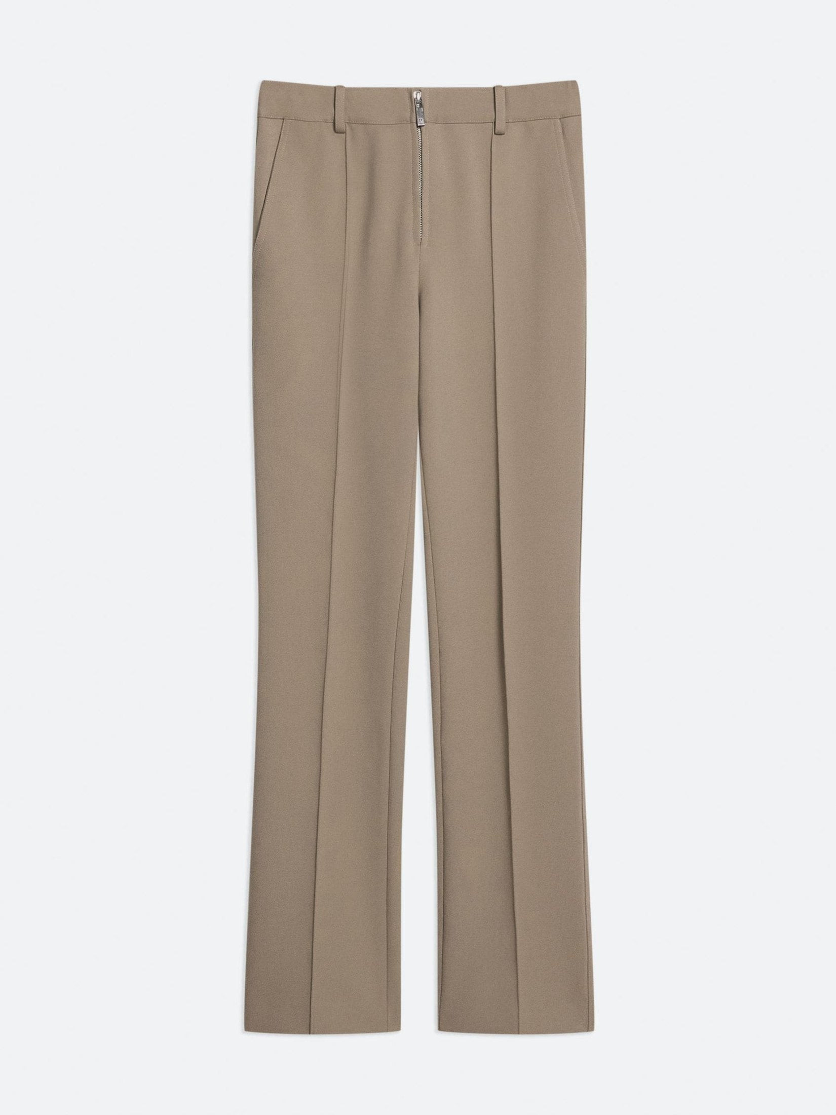 Slim zip pants