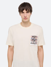 Postcard tee building