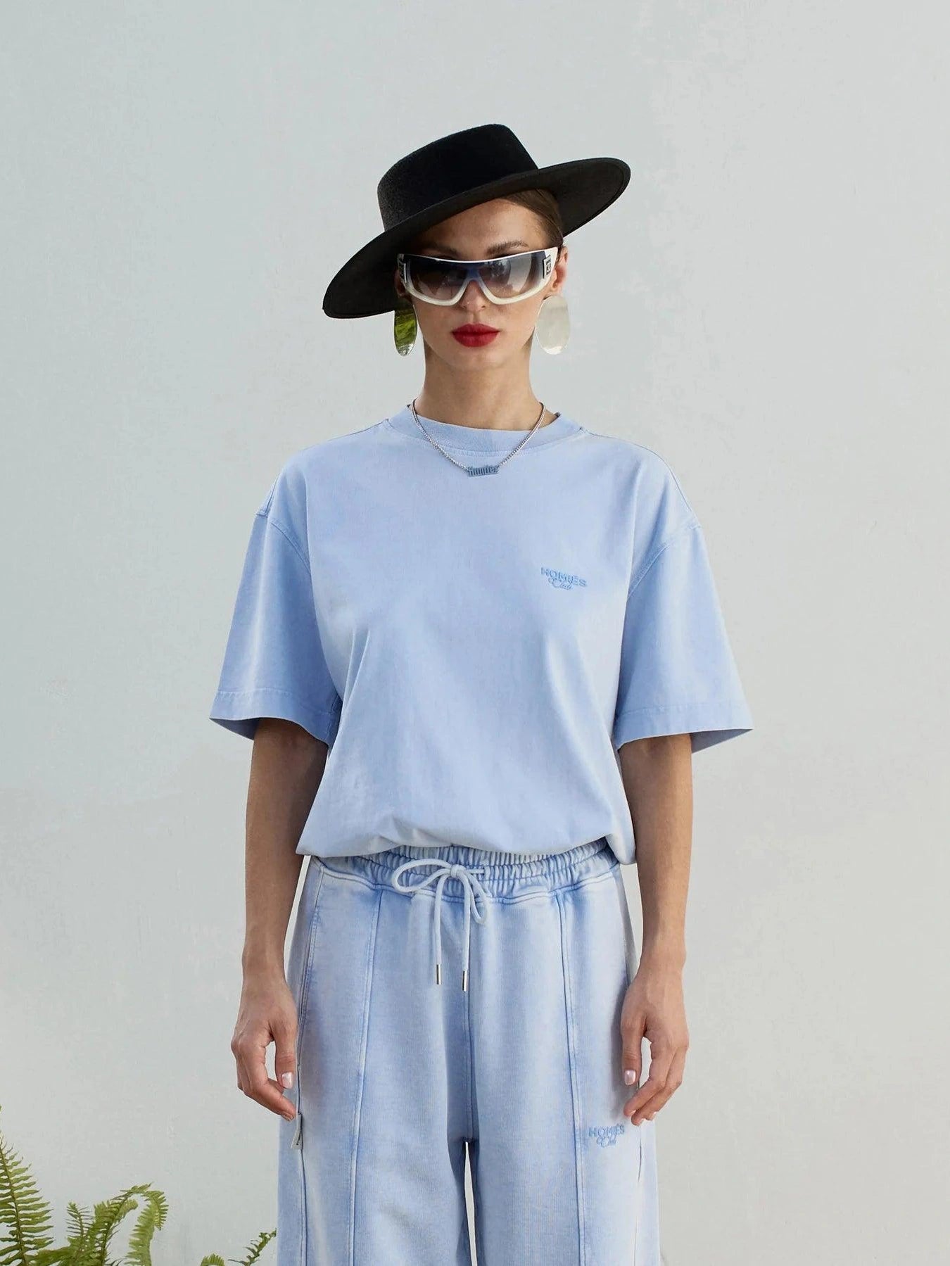 Homies club t-shirt vintage light blue