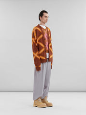 تيشيرت أبيض من القطن العضوي بشعار مارني المجعد