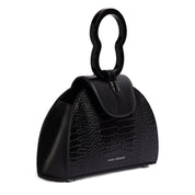 HAWAZEN  Black Croc Embossed