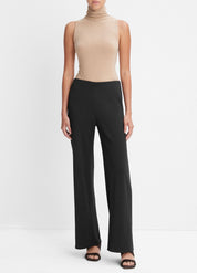 High-Waist Crepe Bias Pant