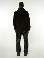 Hooded flannel shirt