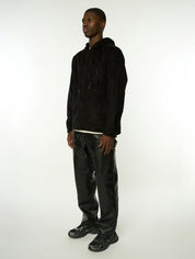 Hooded flannel shirt