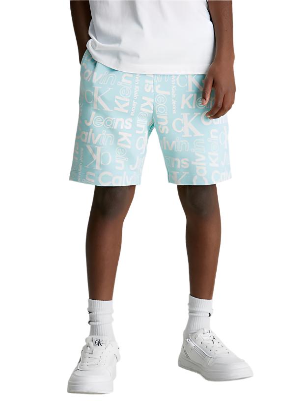 All-Over Logo Terry Jogger Shorts