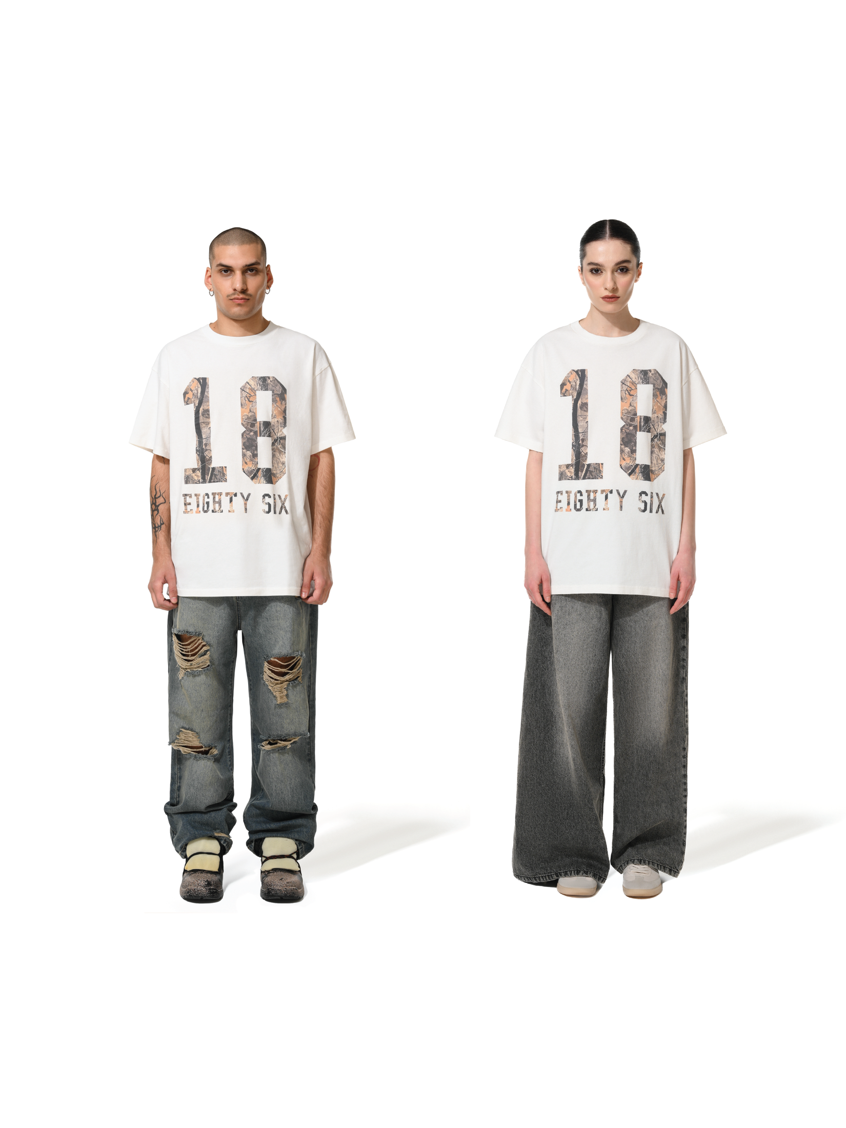 18 eigthysix white t-shirt