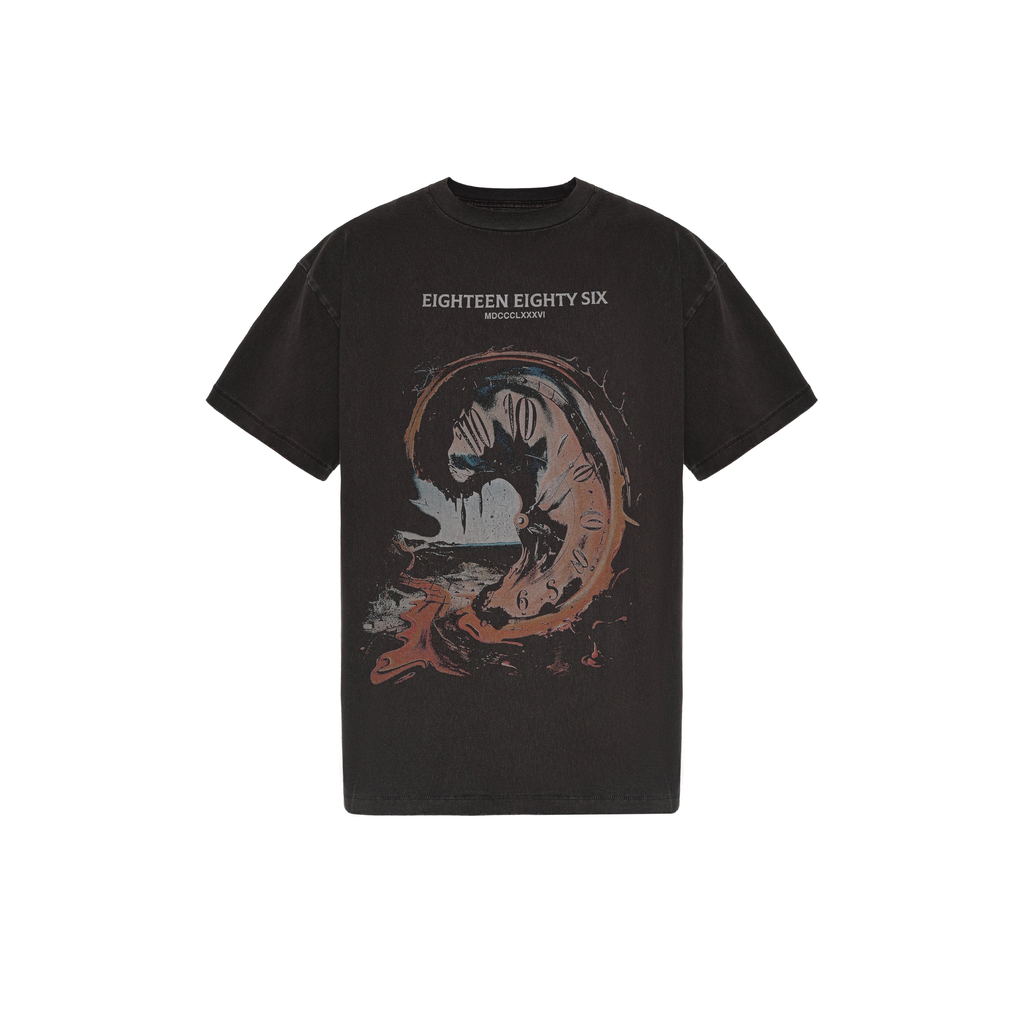 ROMAN CLOCK T-SHIRT - DARK GREY