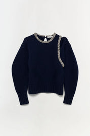 MONROE PULLOVER WITH EMBELLISHMENT