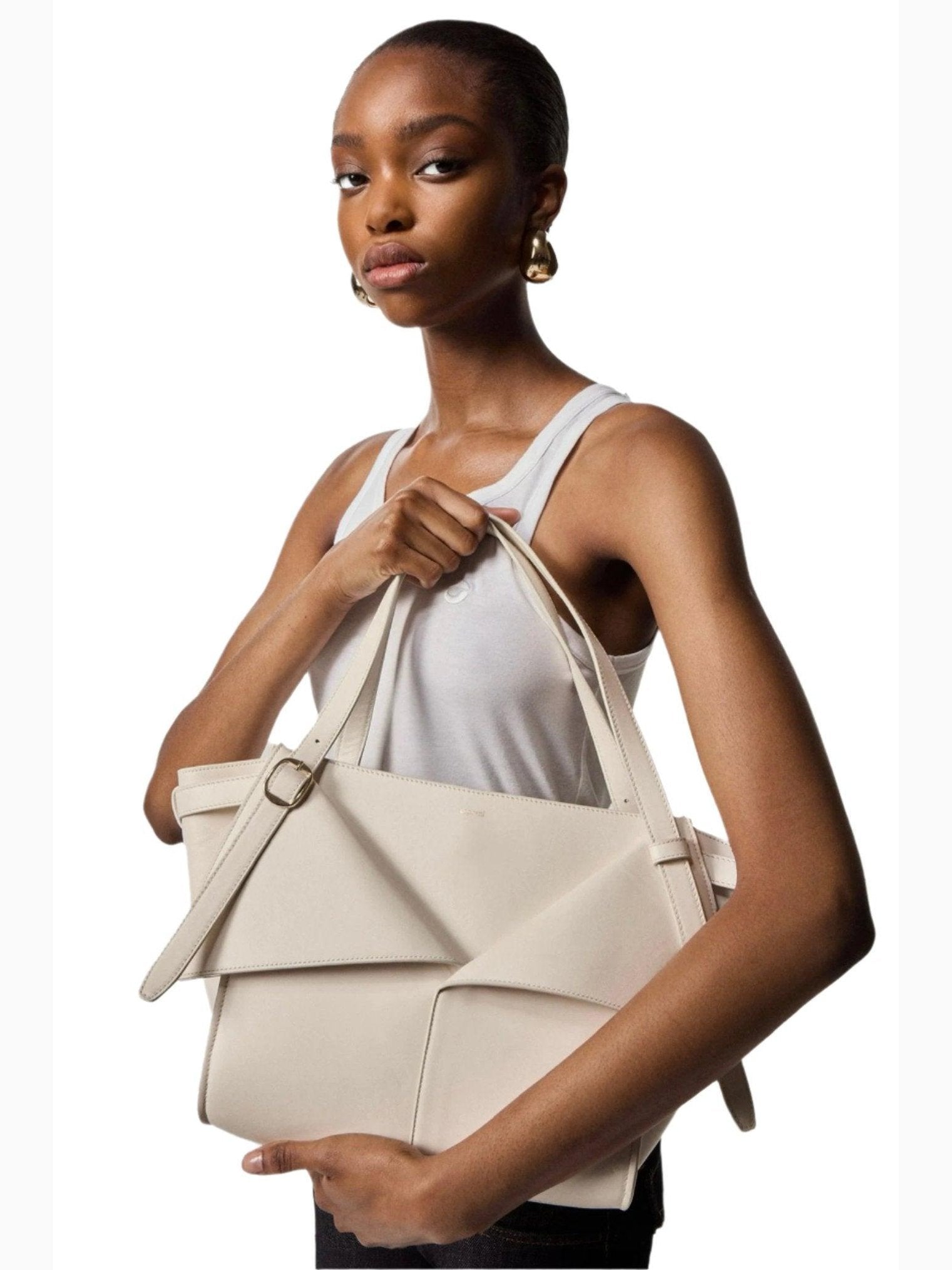 Medium belt cabas bag