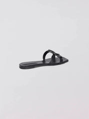 Simkhai monogram flat slide