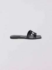 Simkhai monogram flat slide