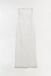 Vanessa embellished bustier midi dress