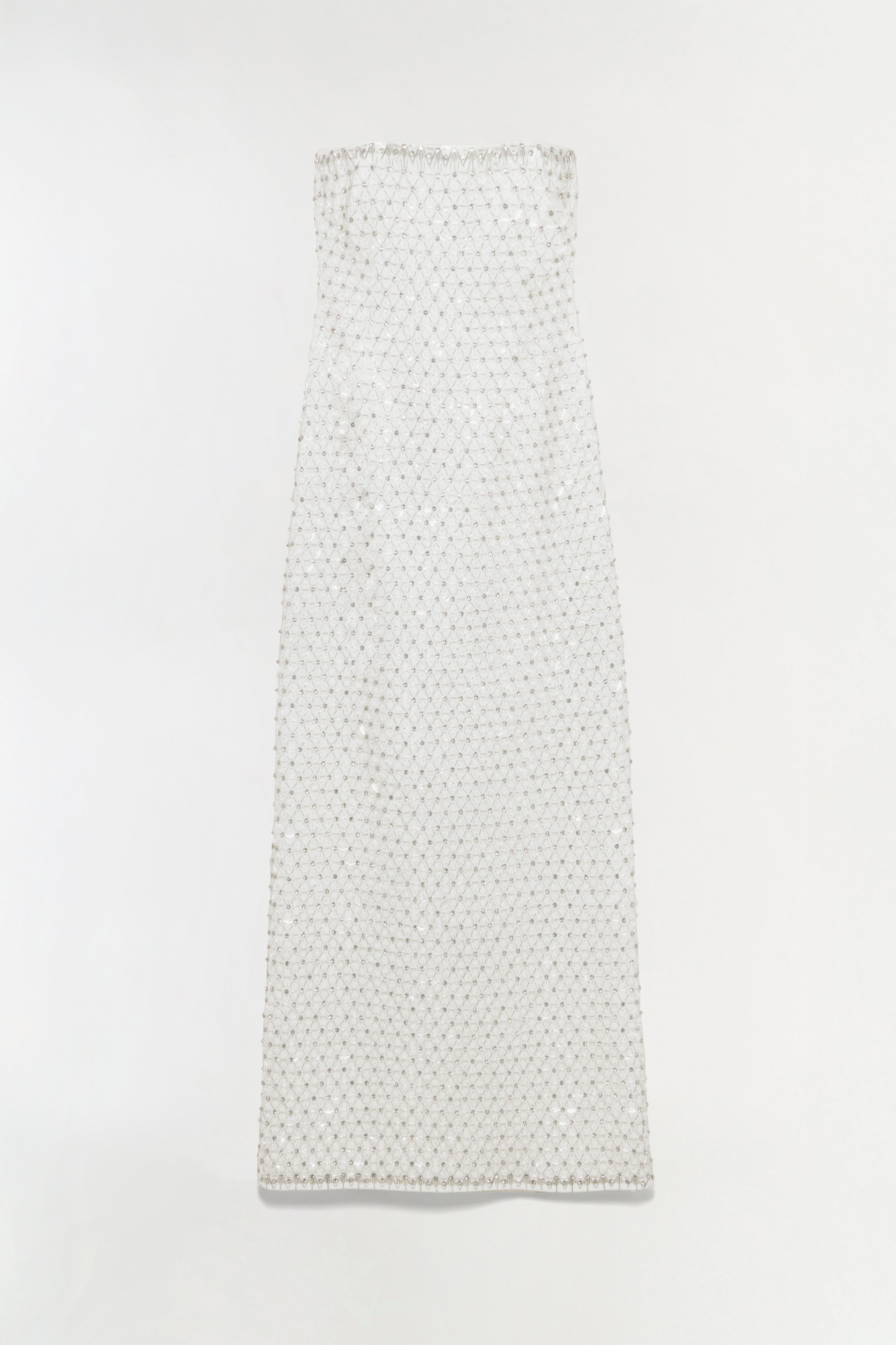 Vanessa embellished bustier midi dress