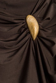 Eiana shell midi skirt