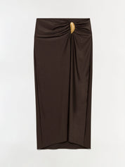 Eiana shell midi skirt