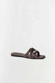 SIMKHAI MONOGRAM FLAT SLIDE