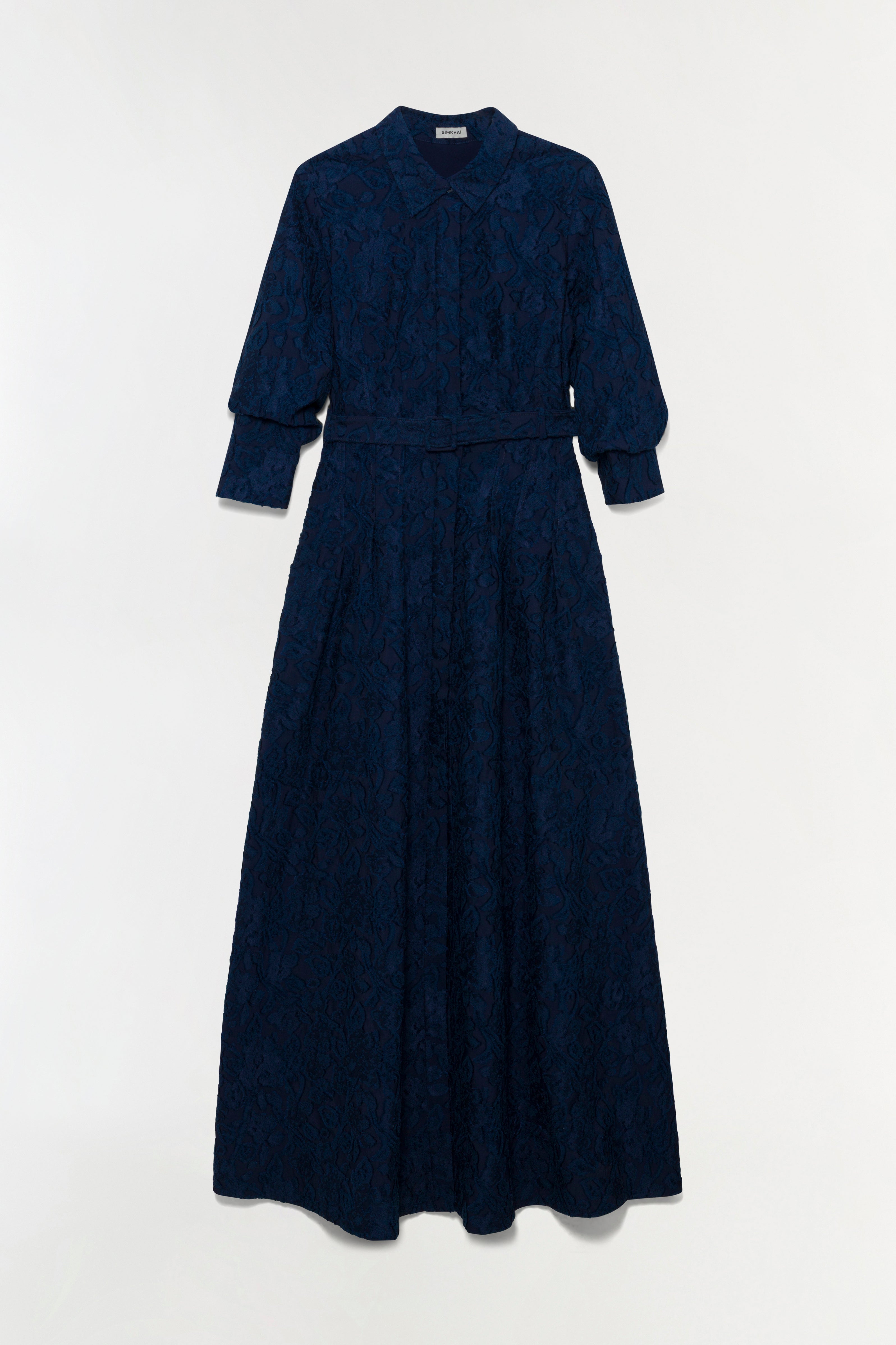 Courtney l/s belted gown