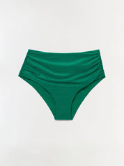 Teya high waisted ruched bikini bottom