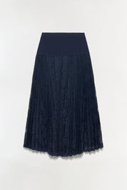 Verona lace midi skirt