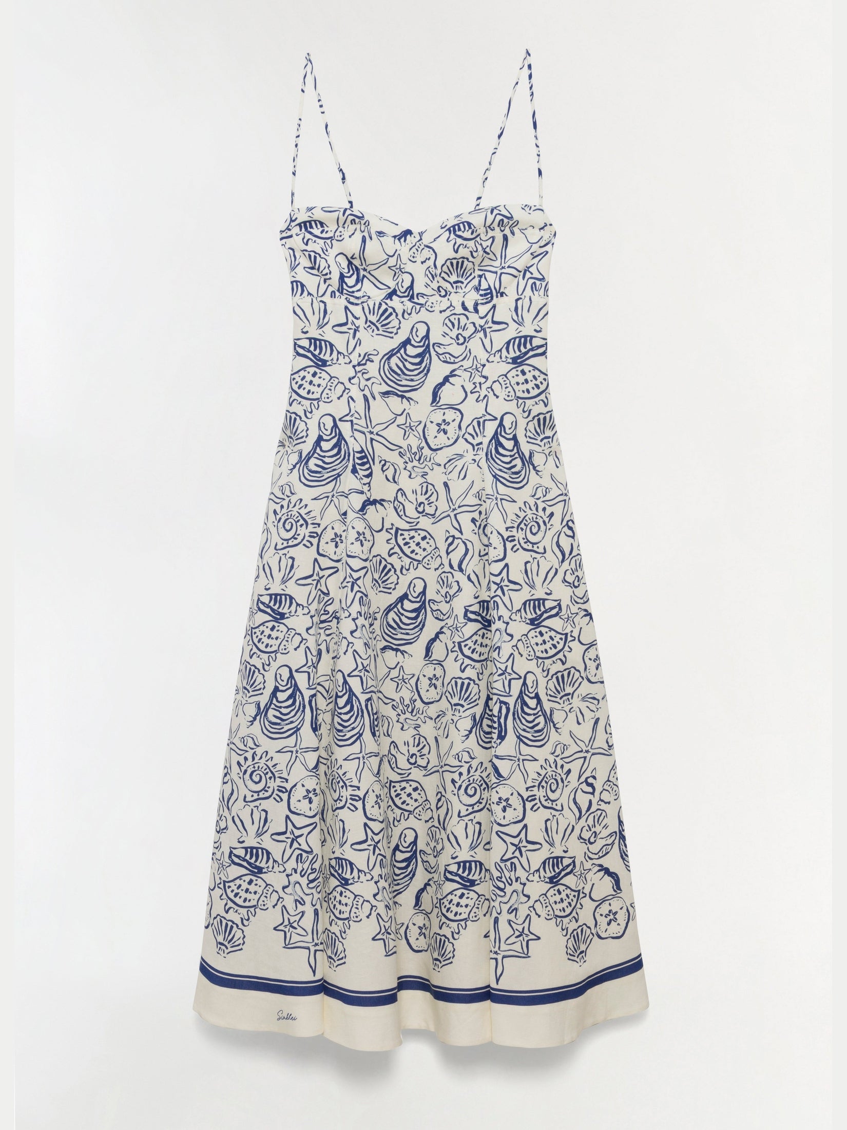 Analise bustier midi dress
