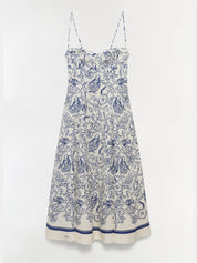Analise bustier midi dress