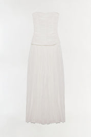 Danielle crinkle jersey bustier gown