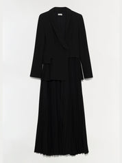 Alexandra Pleated Blazer Midi Dress