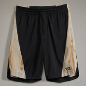 Y-3 RUST DYE SHORTS