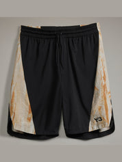 Y-3 rust dye shorts