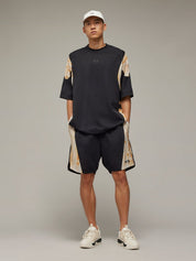 Y-3 rust dye shorts