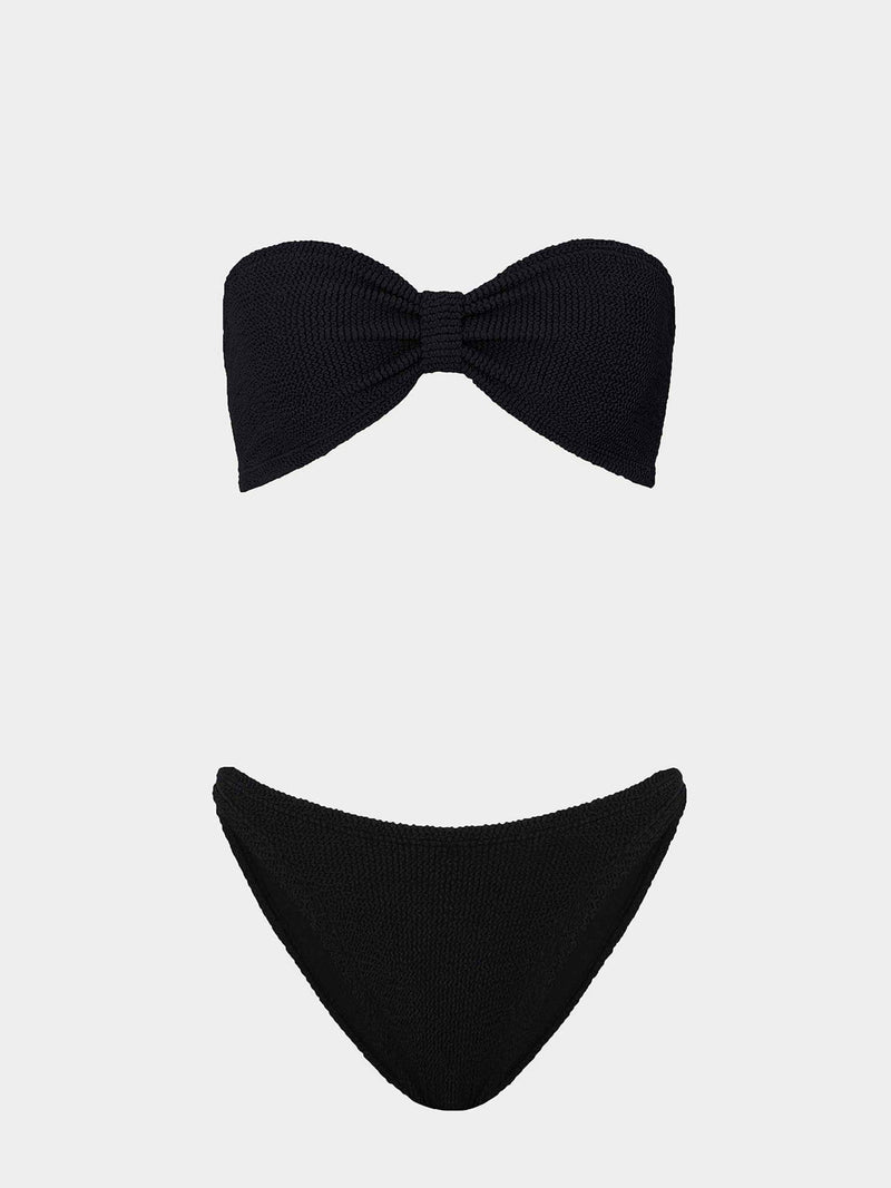 Coverage jean bikini - black