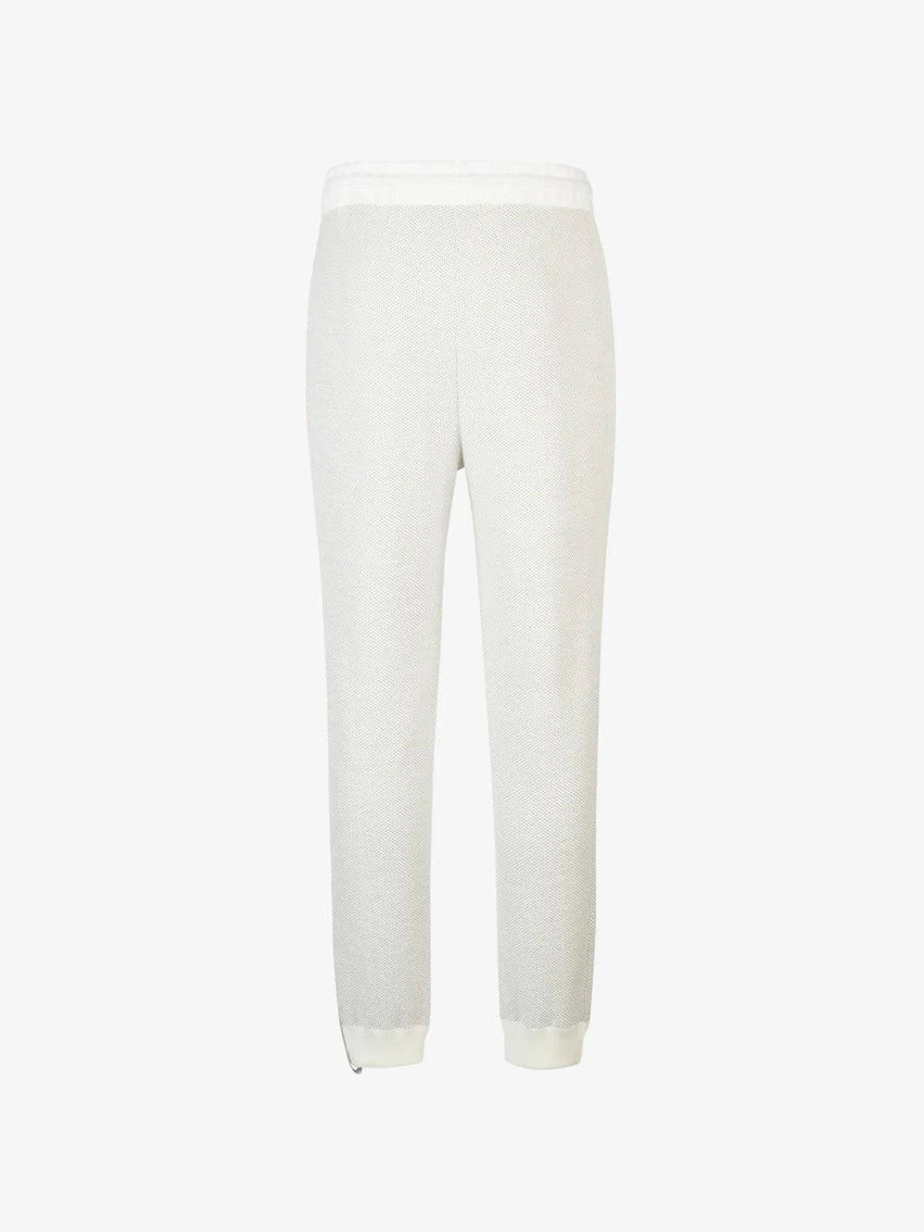 Pima cotton and nylon honeycomb knitted jogger