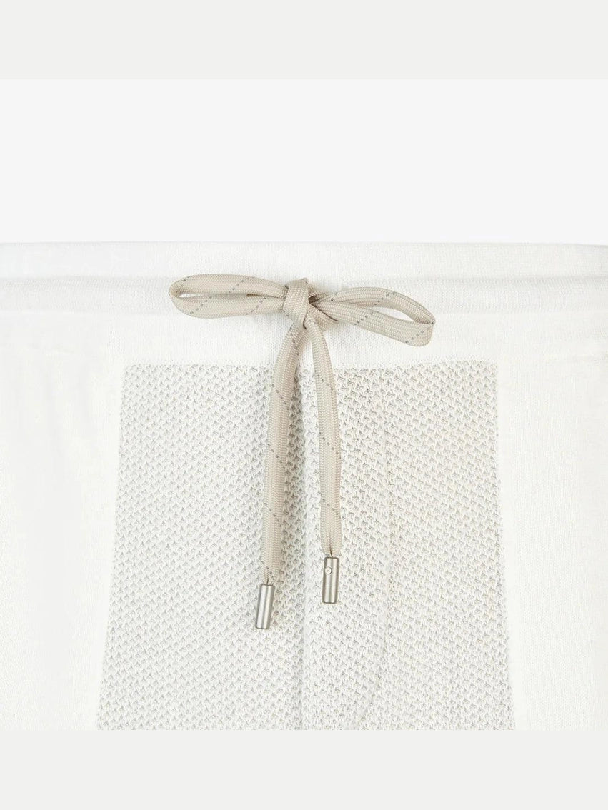 Pima cotton and nylon honeycomb knitted jogger
