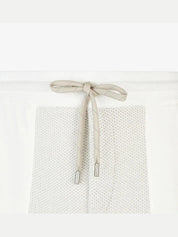 Pima cotton and nylon honeycomb knitted jogger