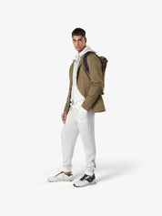 Pima cotton and nylon honeycomb knitted jogger