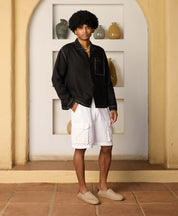 HOMIES LINEN CARGO SHORTS