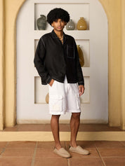 Homies linen cargo shorts