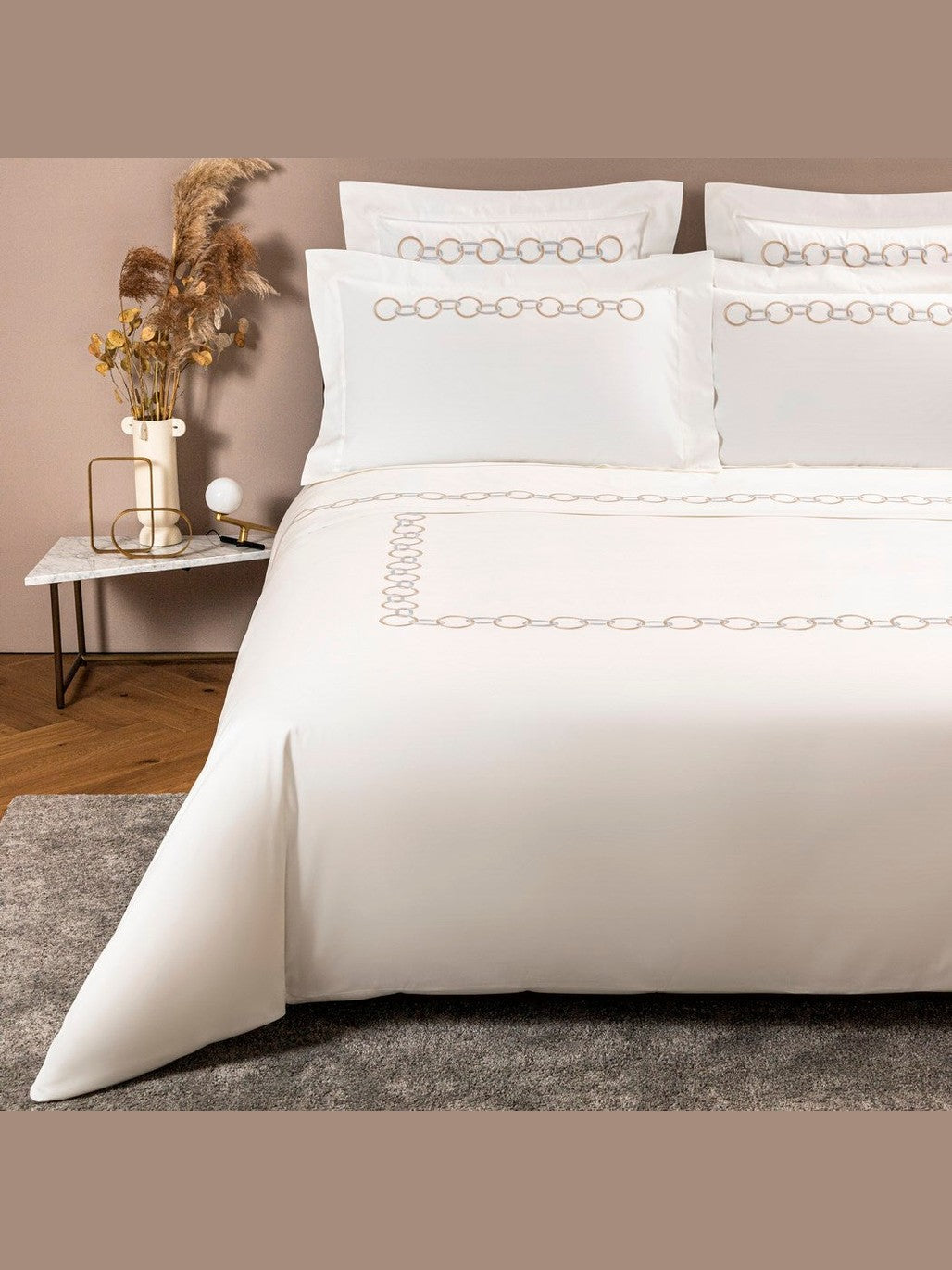 Links embroidery - duvet set 2/51x71 270x320 - duvet set