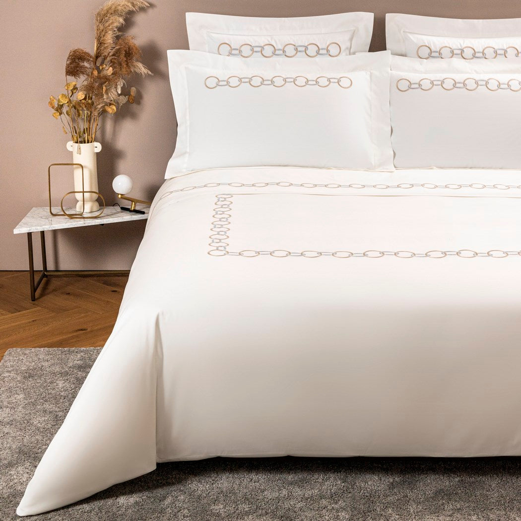 LINKS EMBROIDERY - BEDSET +2/51X71-20"X28" - BEDSET