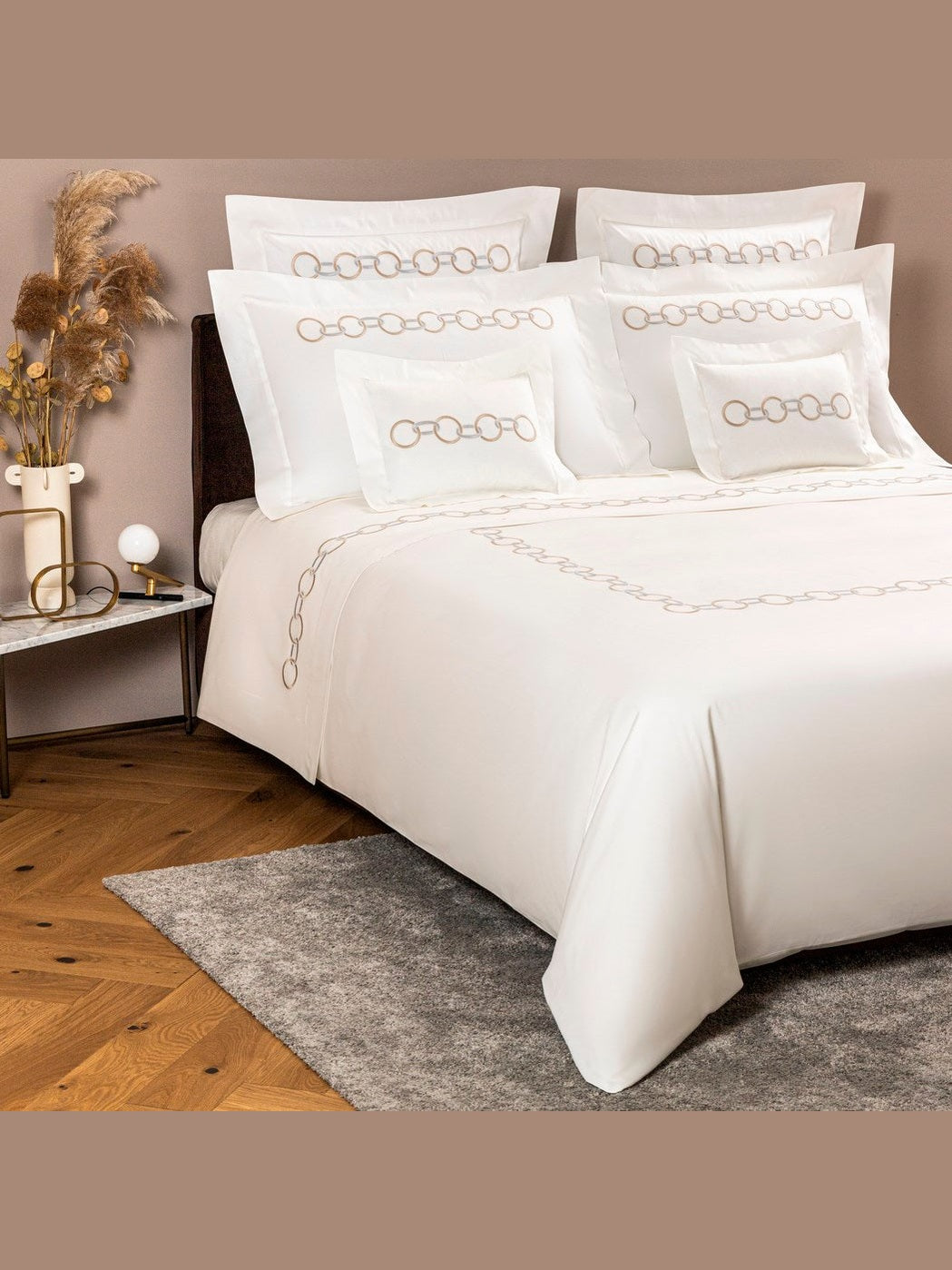 Links embroidery - duvet set 2/51x71 270x320 - duvet set