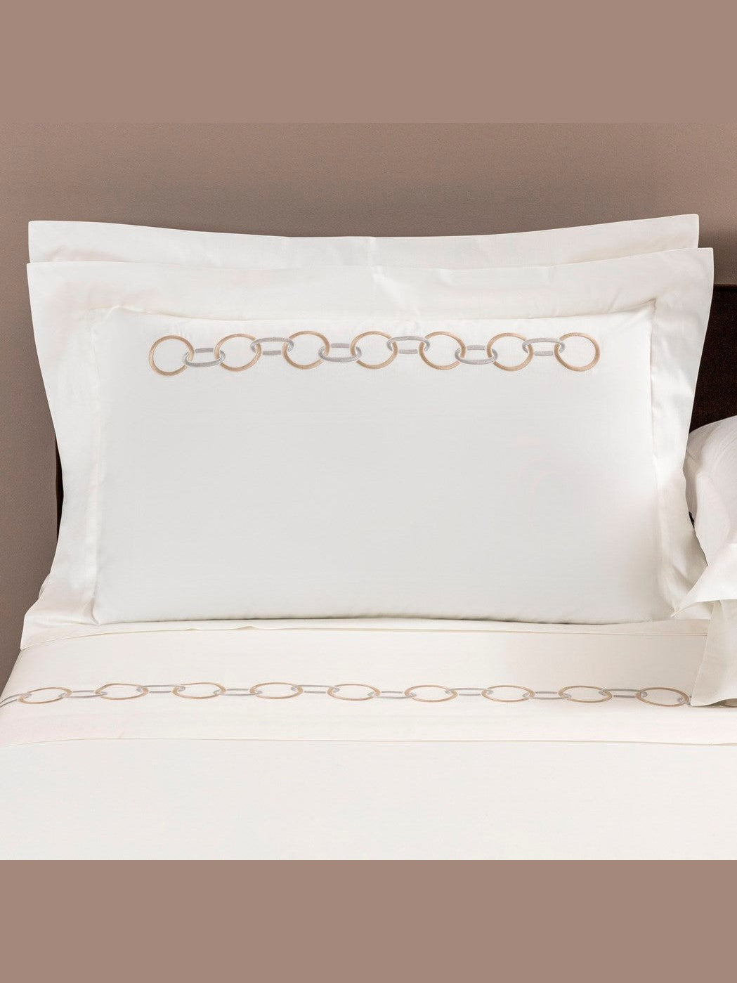 Links embroidery - bedset +2/51x71-20"x28" - bedset
